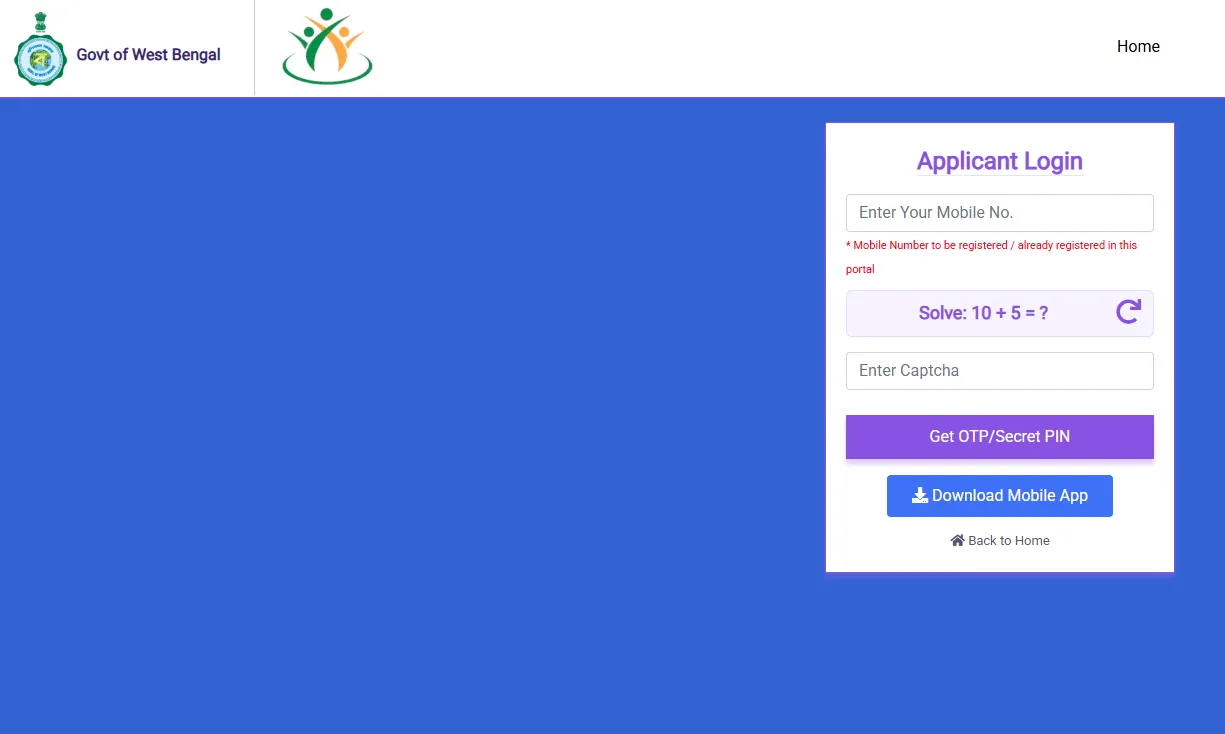 Banglar Yuva Sathi Apply Online Register